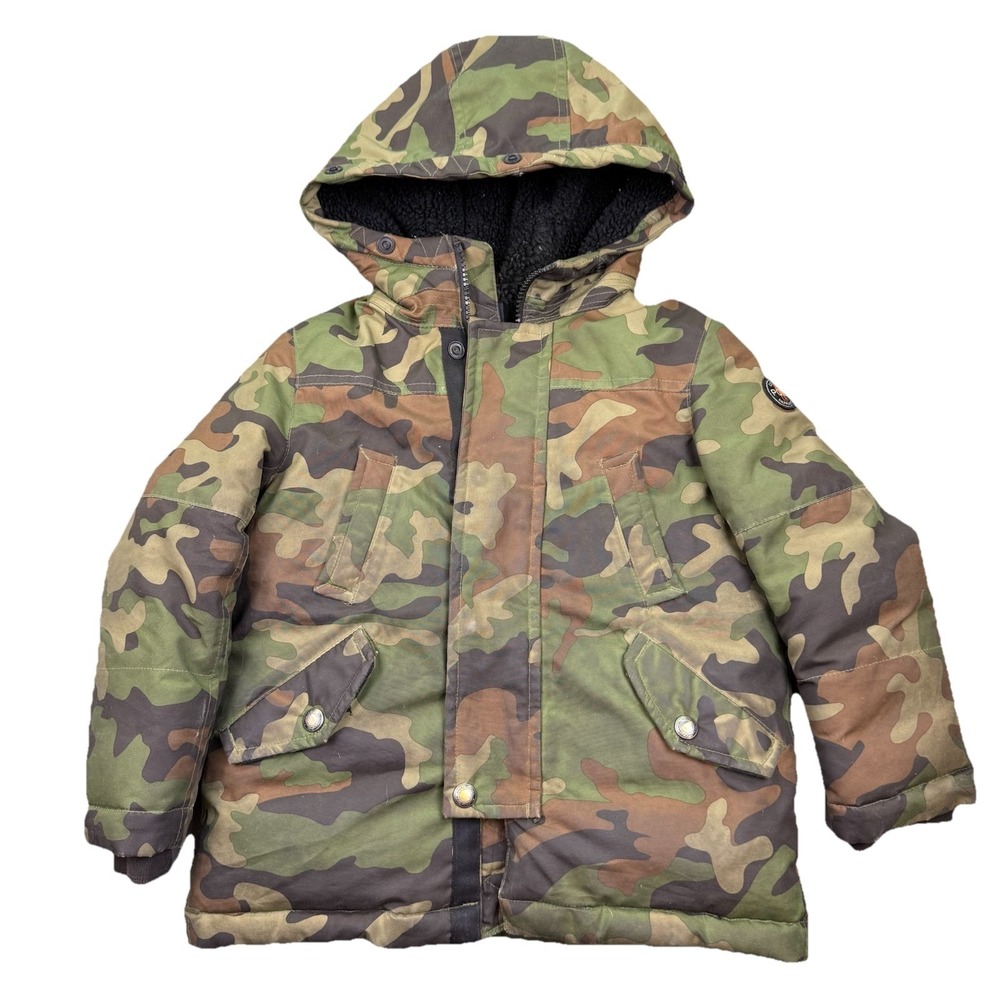 Polo‎ Ralph Lauren Camo Down Parka Jacket Coat Youth  Size 4T